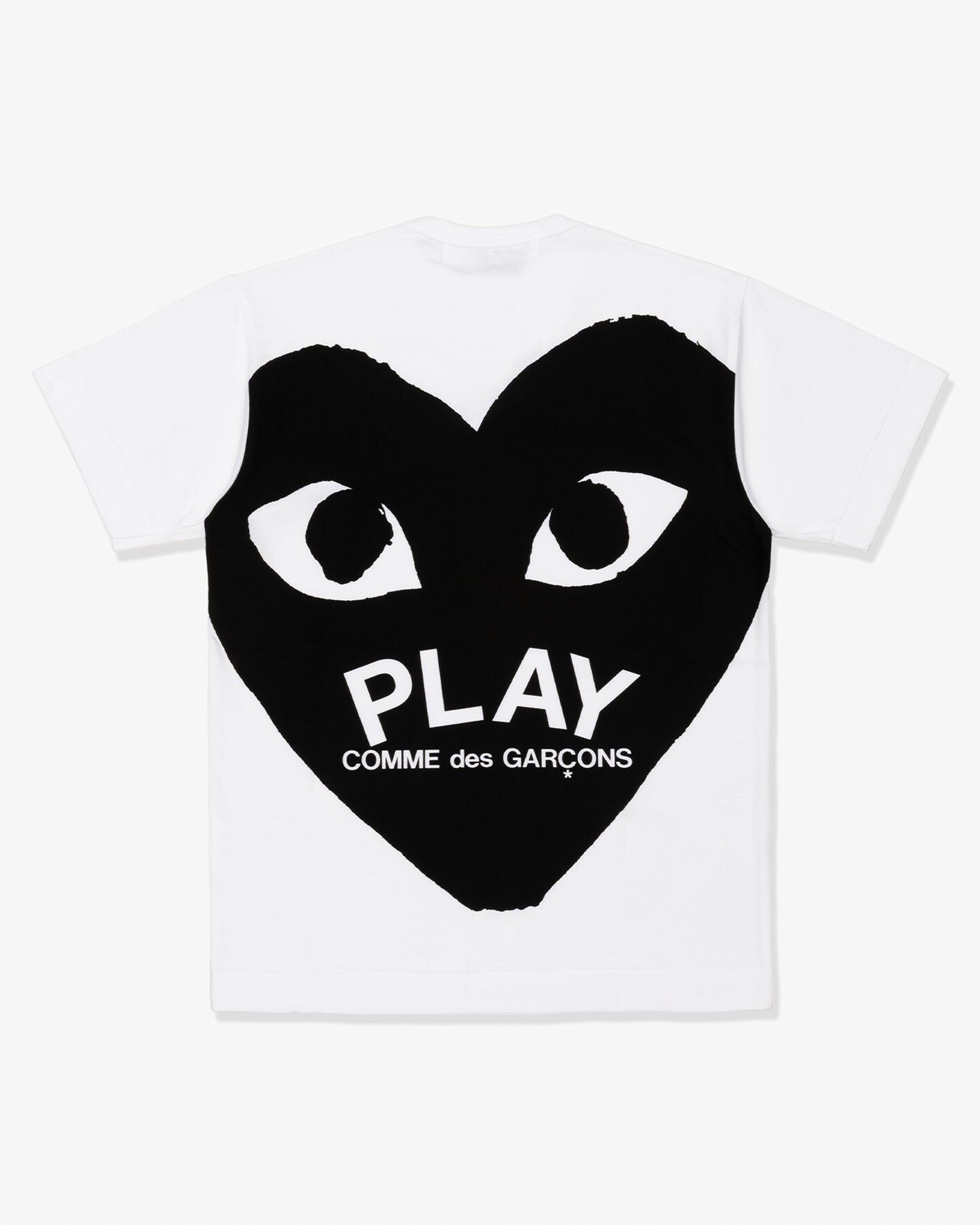 PLAY CDG Cotton Jersey Black with Black Emblem