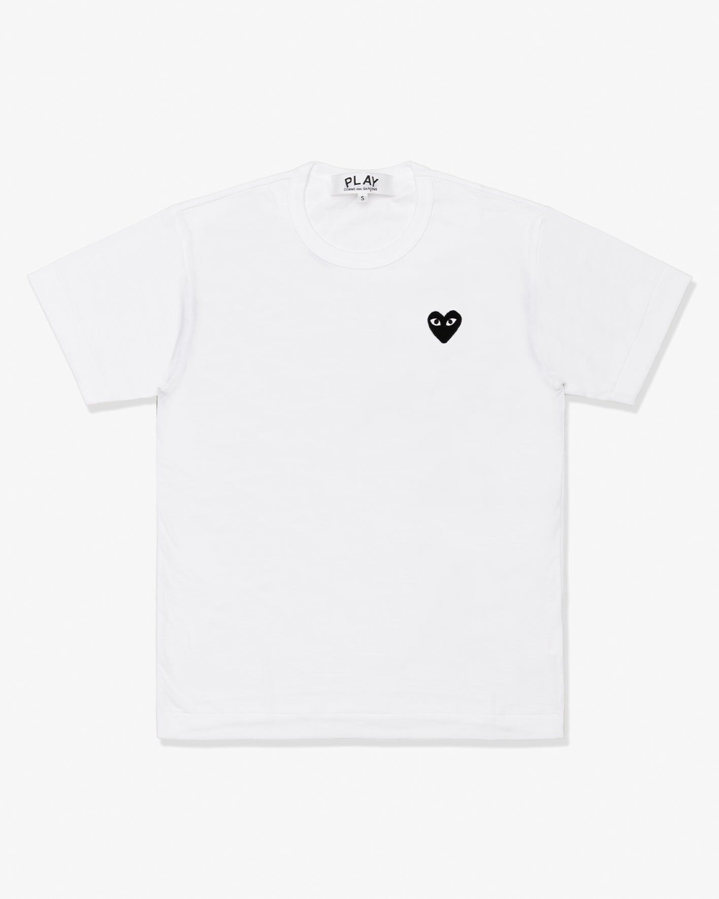PLAY CDG Cotton Jersey Black with Black Emblem