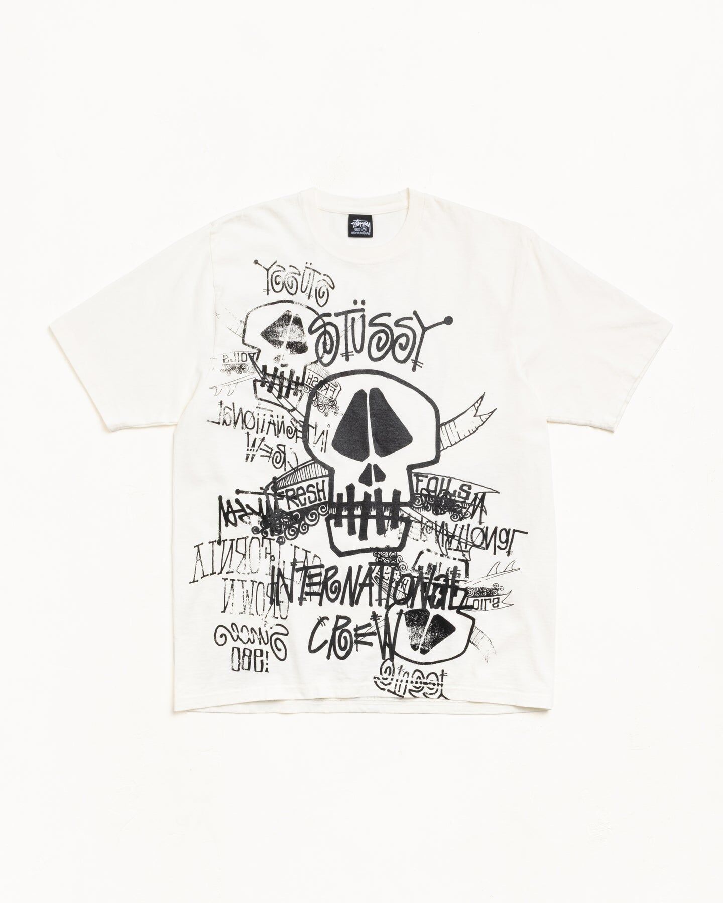 【Stussy】26夏季系列SKULLS TEE PIGMENT DYED