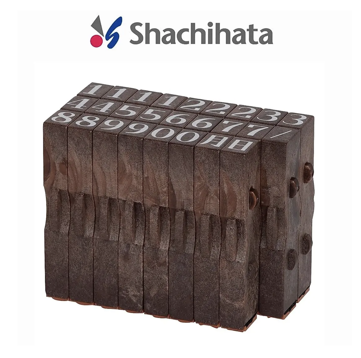 月日B款 實心數字 連結章｜日本SHACHIHATA