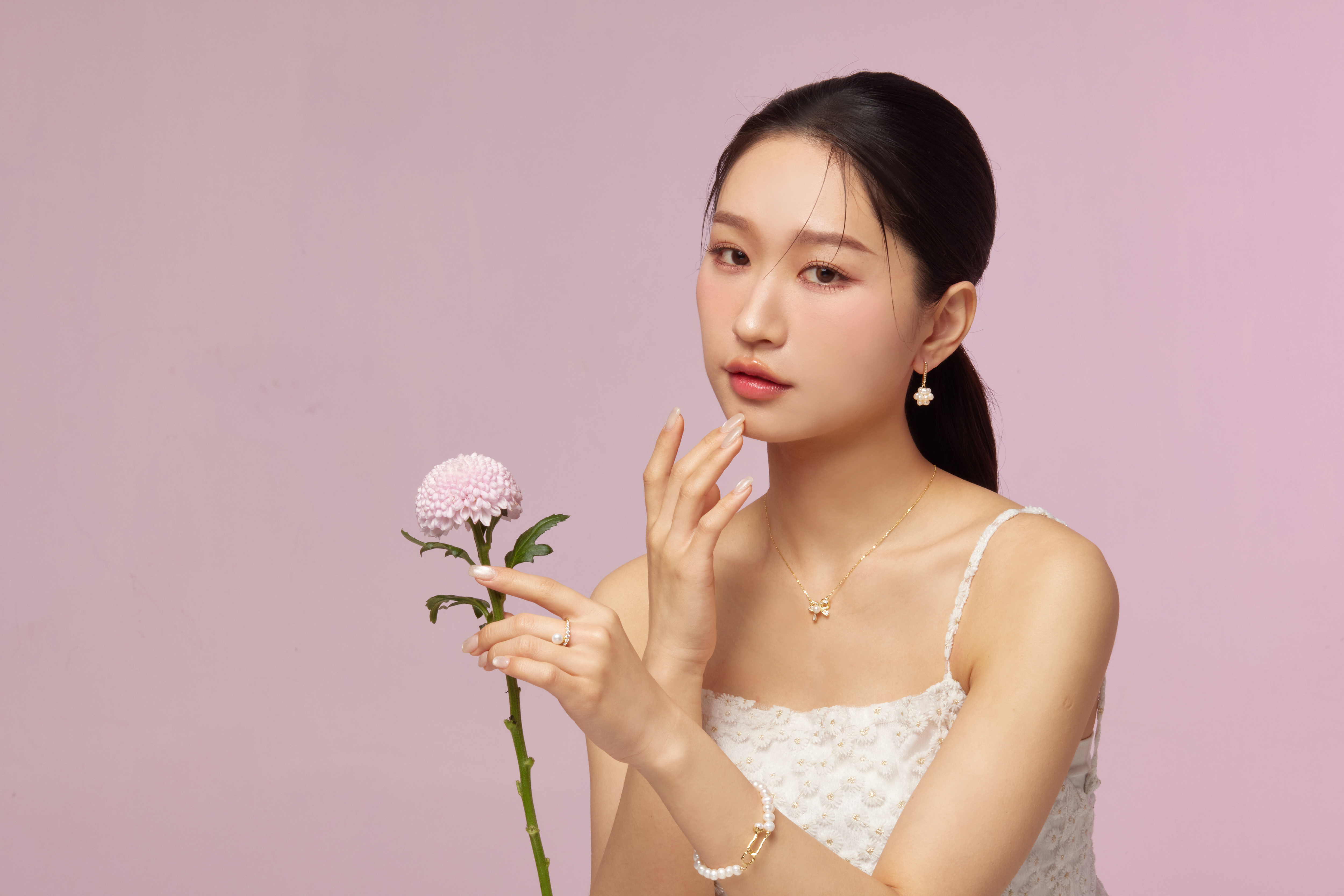珍珠耳環