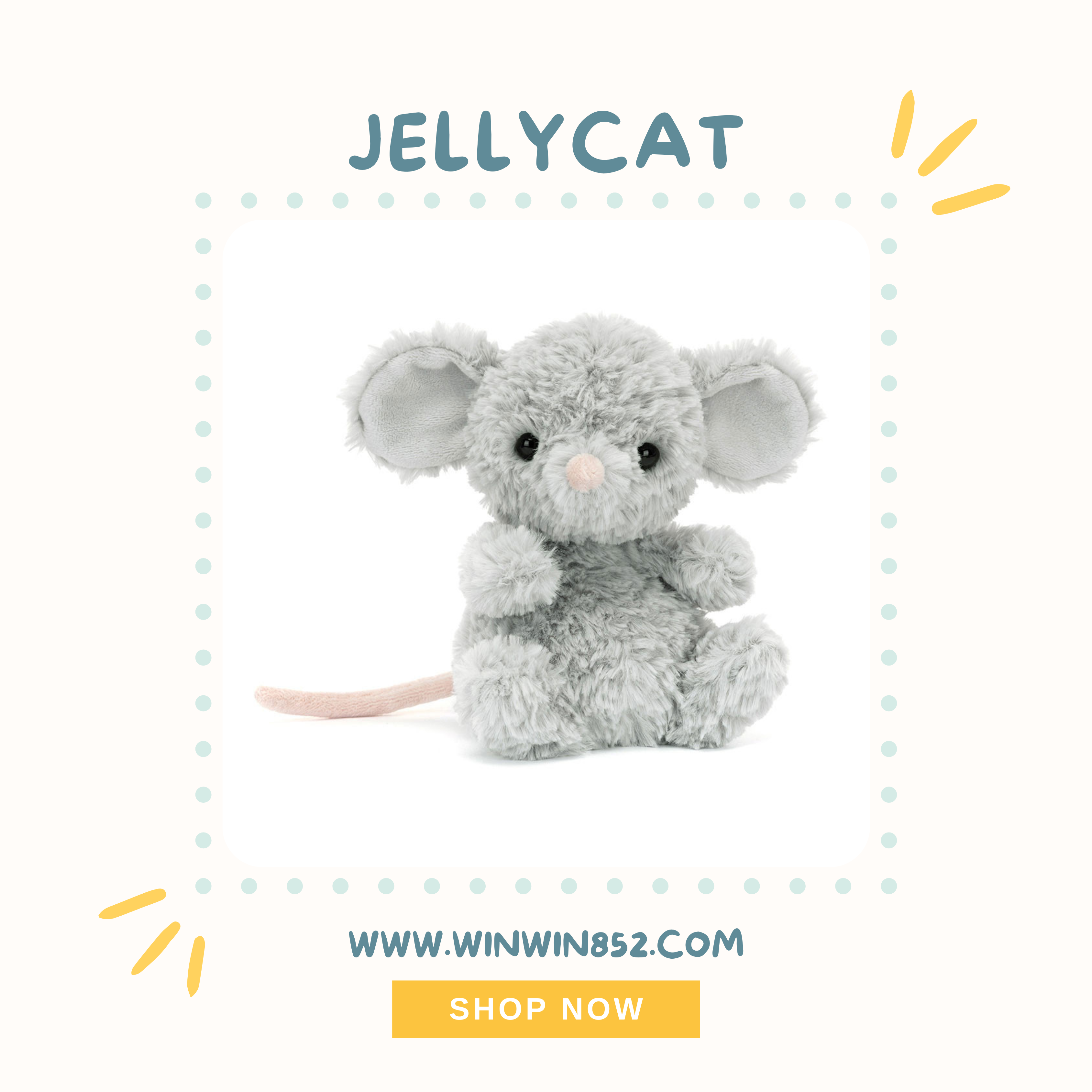 Jellycat Yummy Mouse