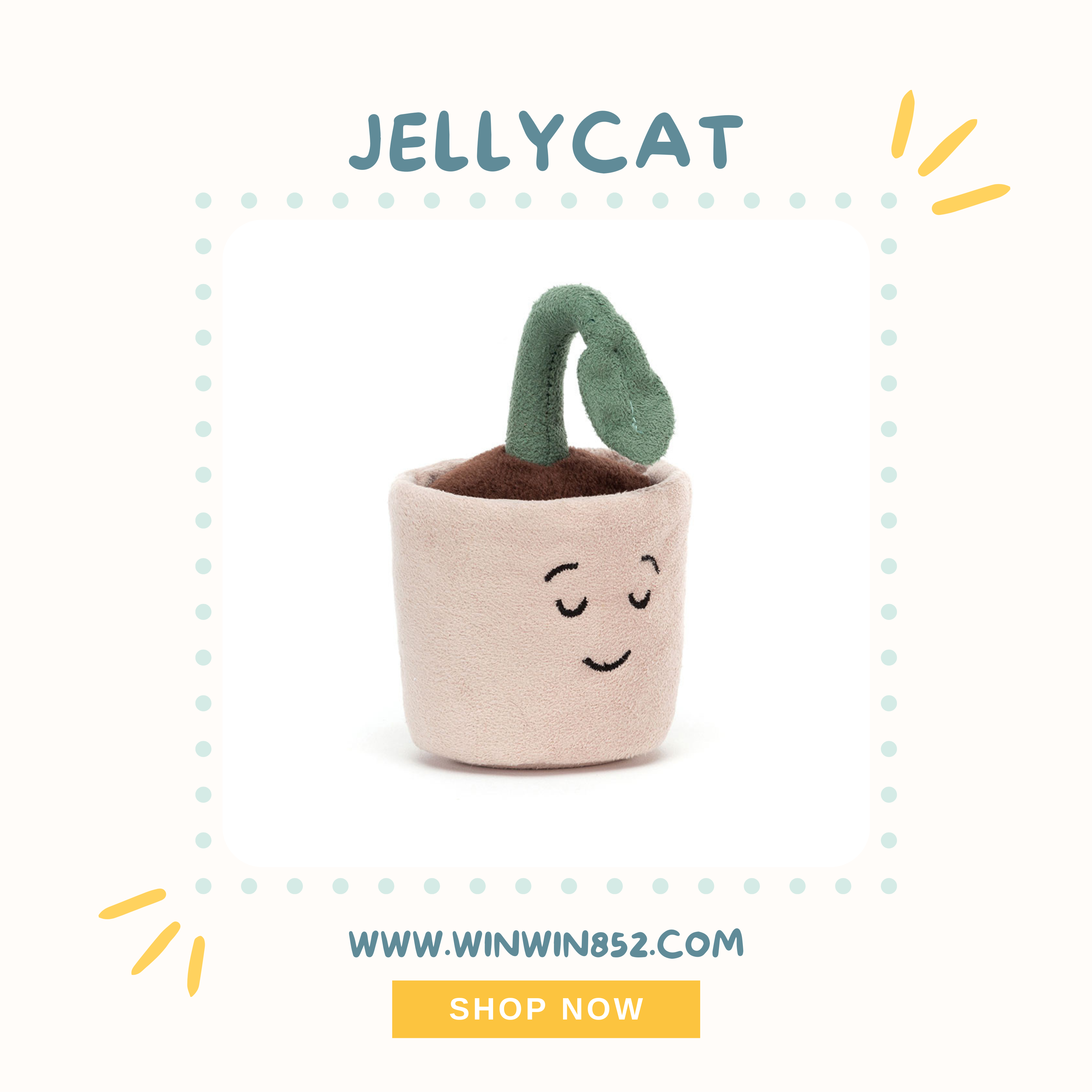 Jellycat Silly Seedling Serene