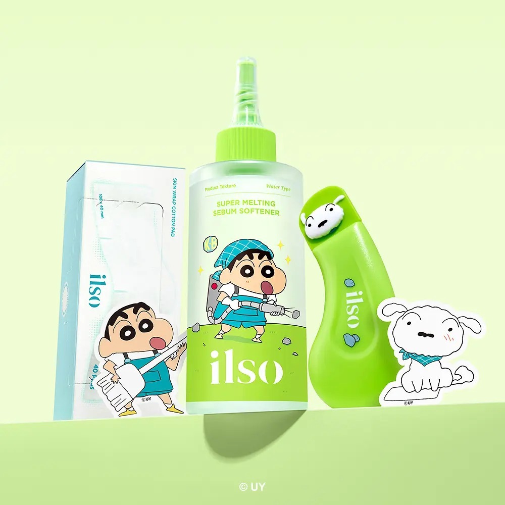ilso x Crayon Shin Chan -  Super Melting Sebum Softener Special Set