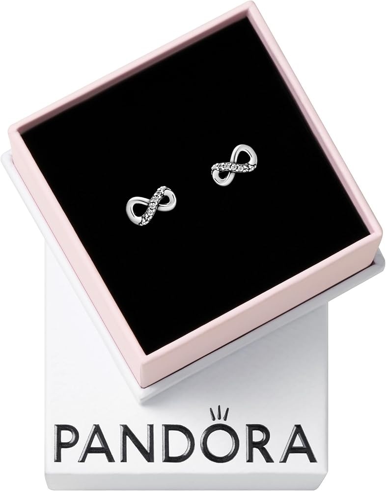 【預購】Pandora H070728 閃耀無限符號純銀耳釘
