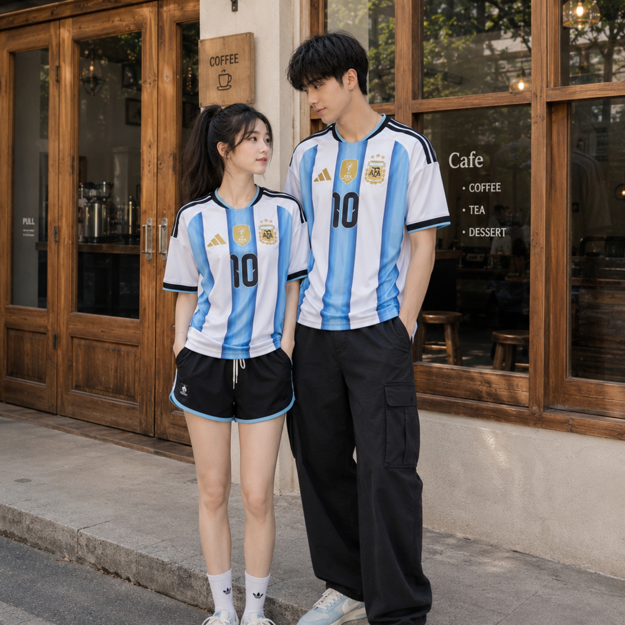 NICEDAY 代購 Adidas x Messi 世界盃 阿根廷 主場 球迷版 梅西 球衣 吸濕 排汗 KA8117