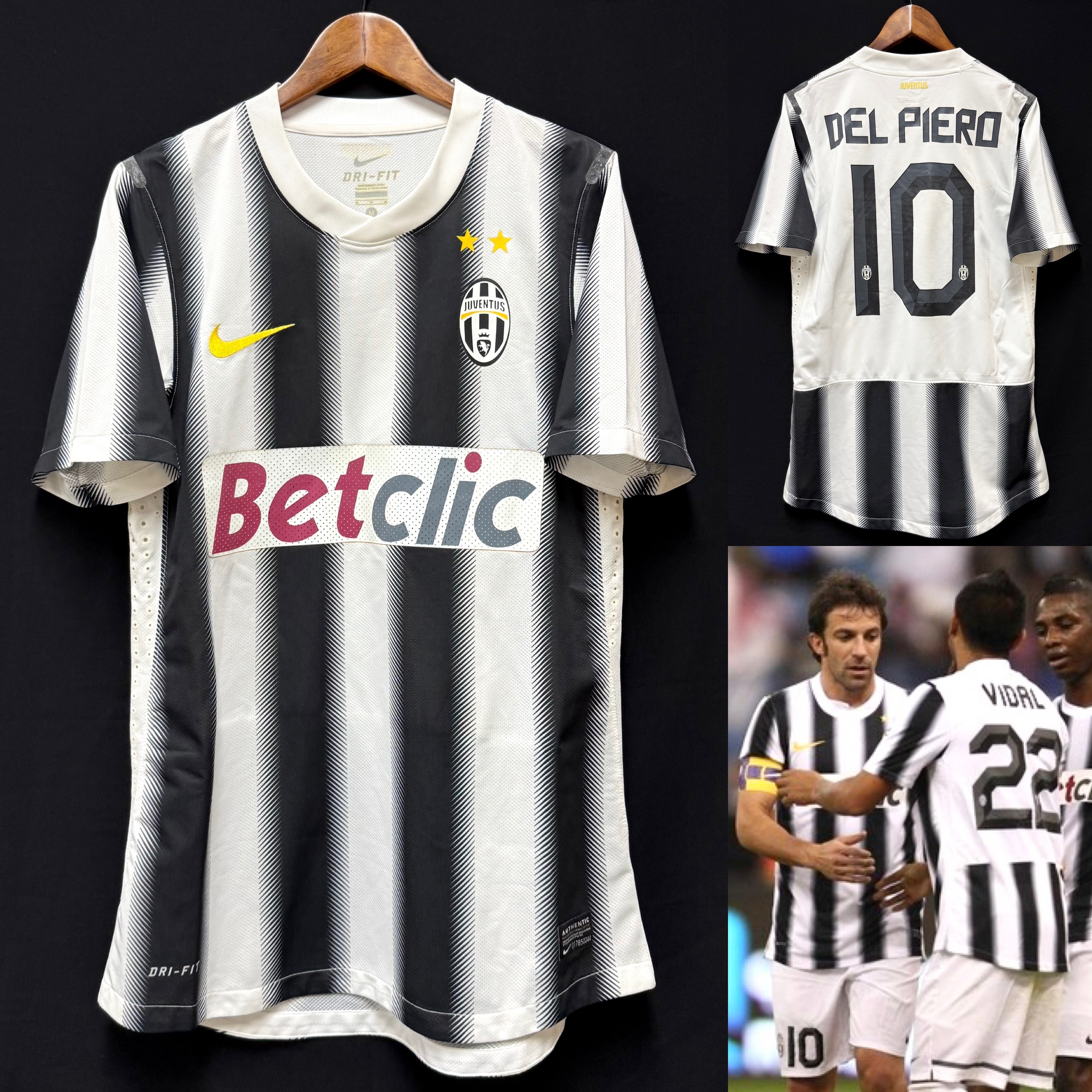 (Match Issue) Juventus 2011-2012 Nike Home Special Match Issue Shirt #10 DEL PIERO