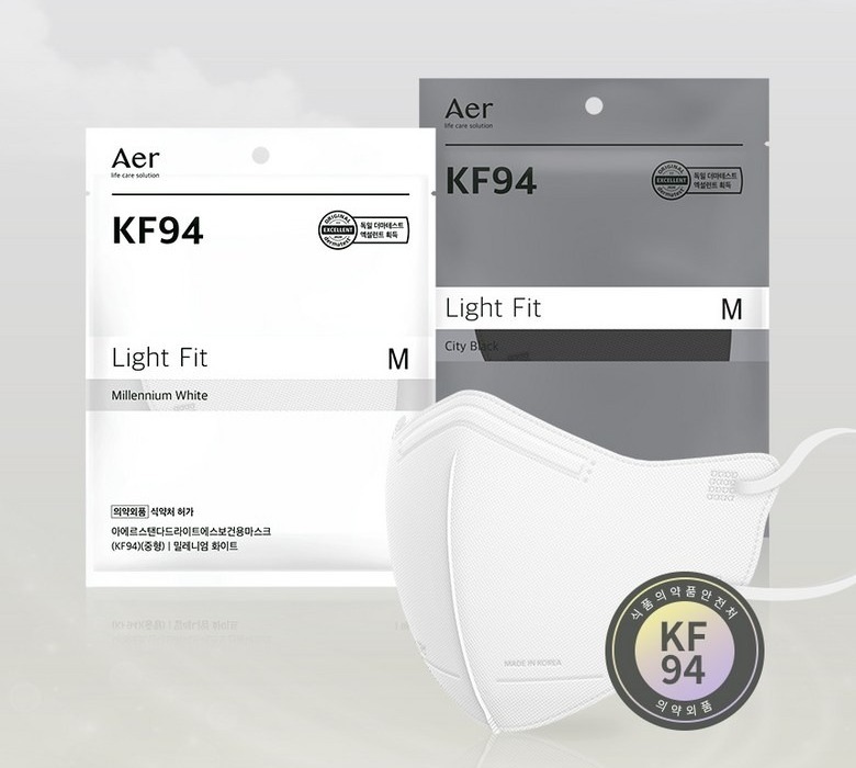 [ Aer ]  Light Fit KF94 口罩 ( 成人用 )
