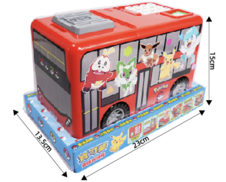 Pokemon 寶可夢 巴士密碼存錢箱