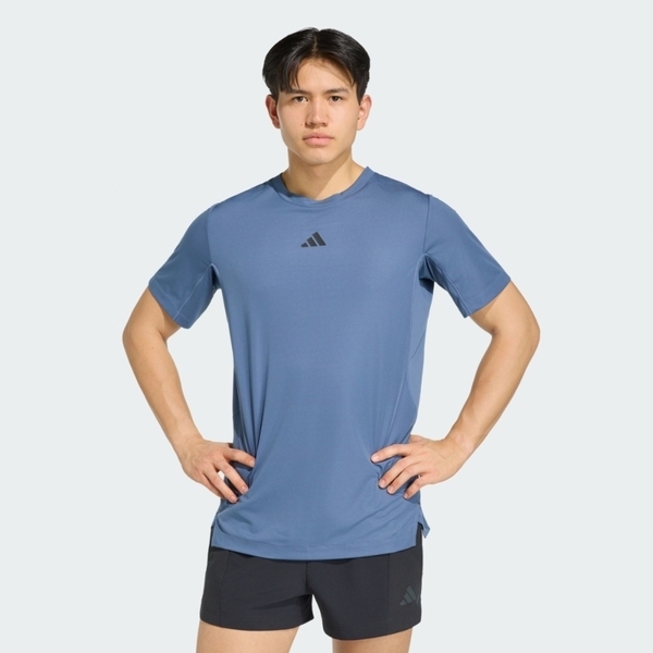 Adidas 愛迪達 D4t Primelift T KV6621 男 T恤 運動上衣 休閒短袖 深海藍 亞版