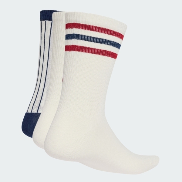 Adidas 愛迪達 Retro Cr S 2p KS2247 中筒襪 米 兩雙入 美式復古風