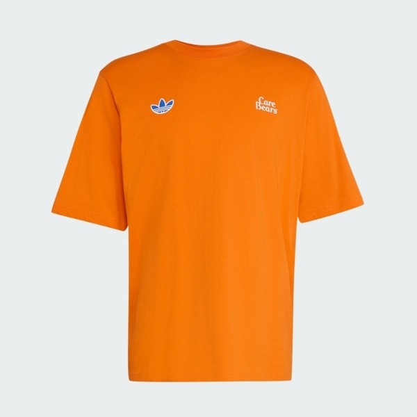 Adidas 愛迪達 Big Cb Os Tee KU5989 男 T恤 運動上衣 休閒短袖 橘 亞版 純棉 小熊