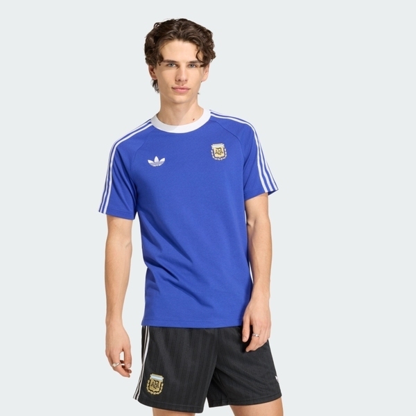Adidas 愛迪達 Afa Og Tee JZ6307 男 T恤 運動上衣 休閒短袖 藍 世界盃 阿根廷