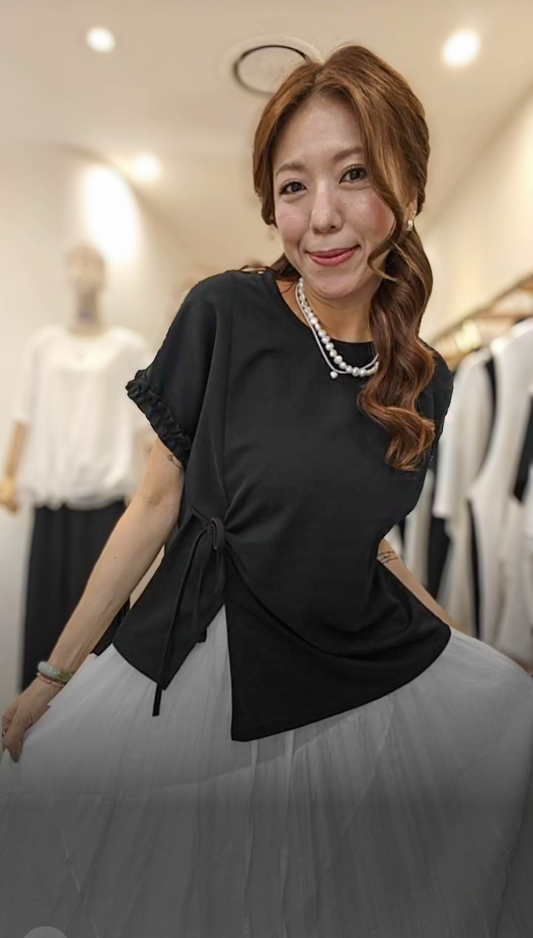 💍K1121  ▶️旁邊綁帶上衣 👉B:120cm L:62cm