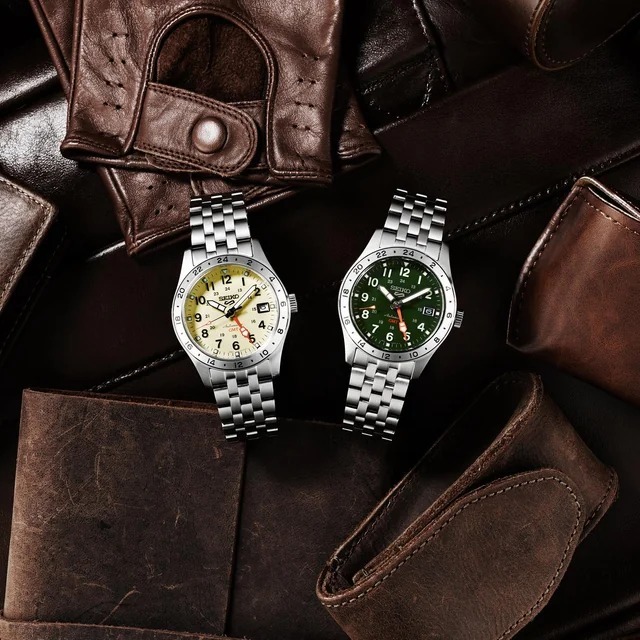 Seiko 精工 Sports Field series analog GMT Automatic mechanical Stainless steel HDB001J HDB001 / HDB002J HDB002 精工5號運動系列 GMT自動腕錶