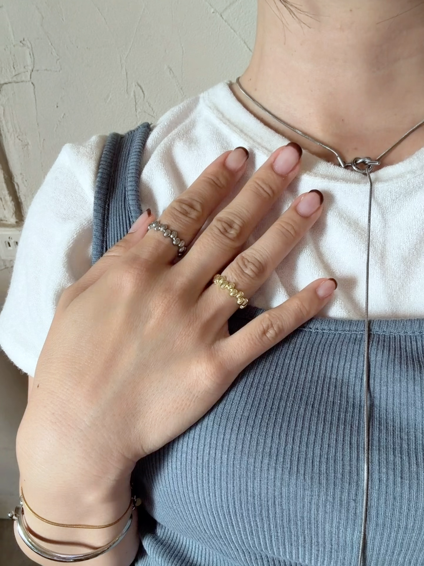S925 dots ring