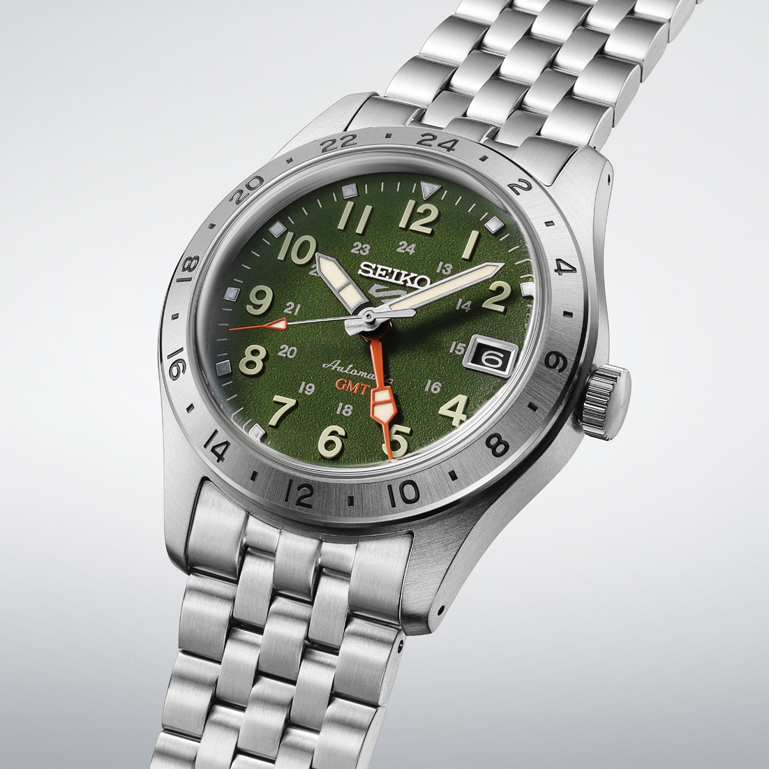 Seiko 精工 Sports Field series analog GMT Automatic mechanical Stainless steel HDB001J HDB001 / HDB002J HDB002 精工5號運動系列 GMT自動腕錶