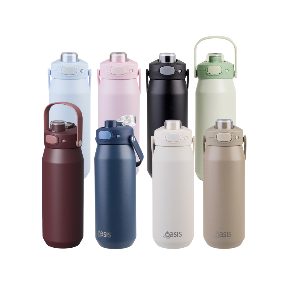 澳洲 Oasis 三層陶瓷彈蓋保溫瓶 750ml