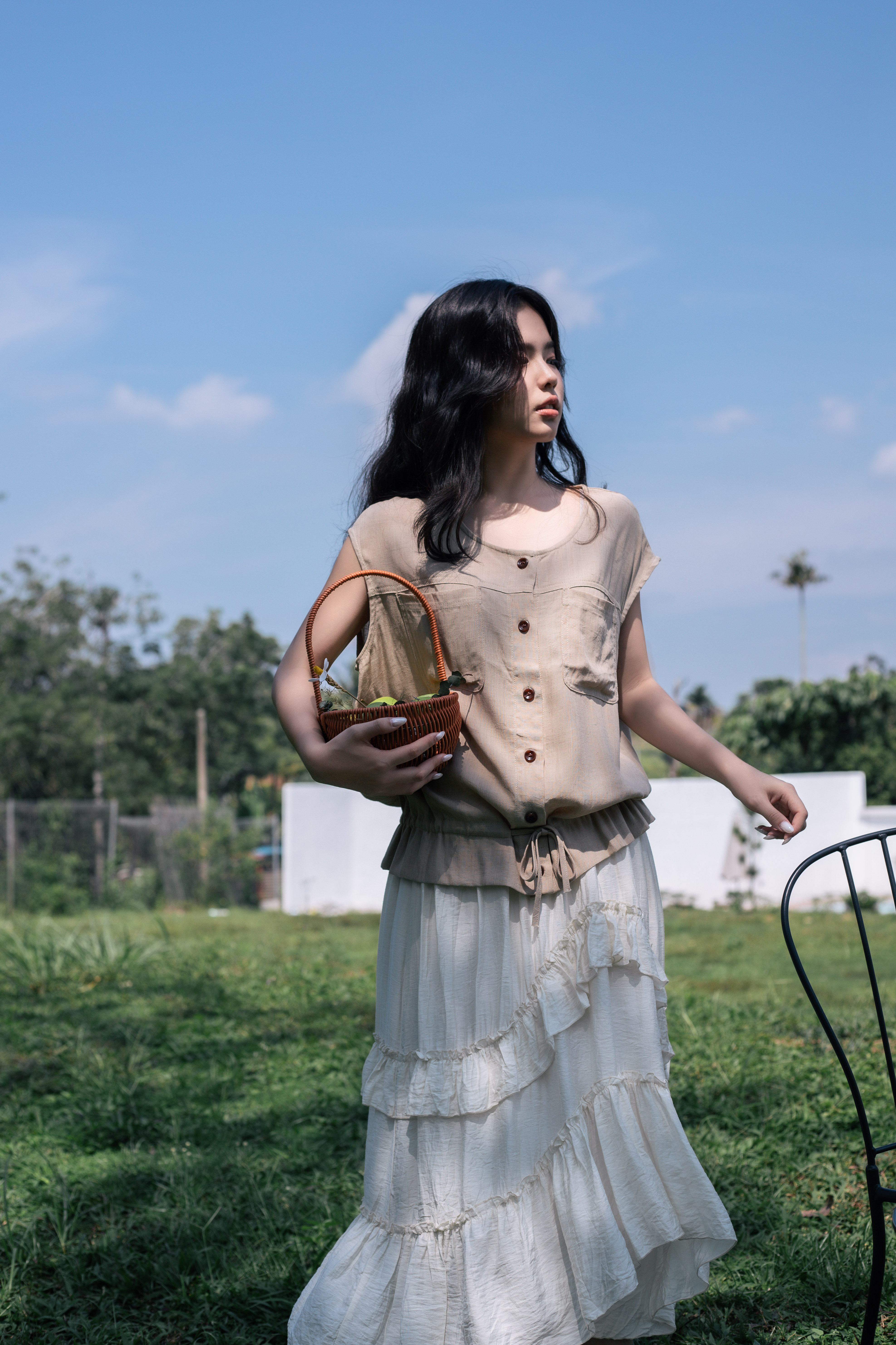 Seilo Pocket Blouse Khaki - 2824BVKHA