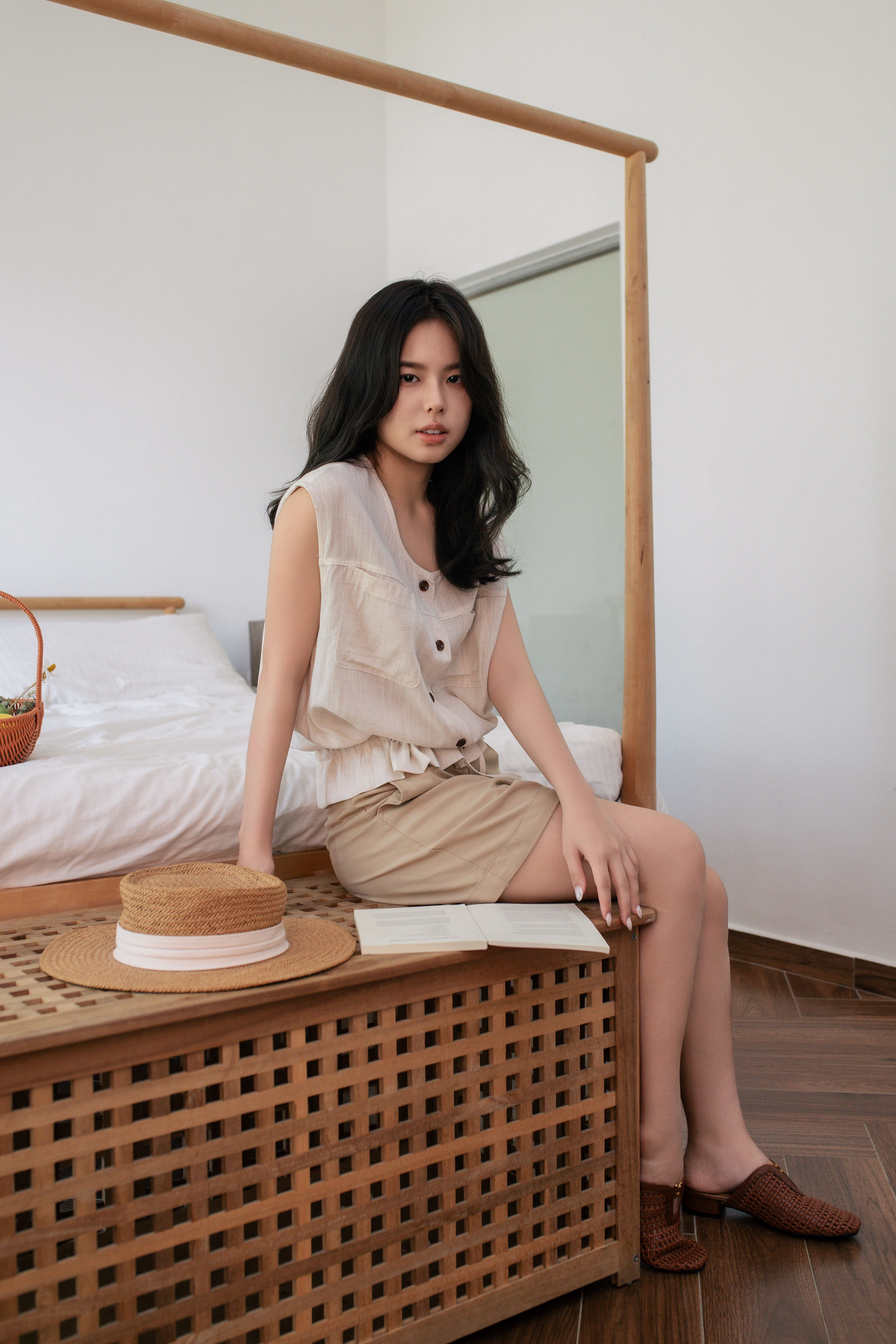 Seilo Pocket Blouse Beige - 2824BVBEI