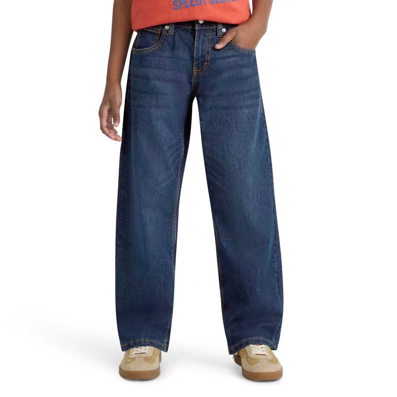 【預購】Levi's  H070951 大童寬鬆直筒長褲