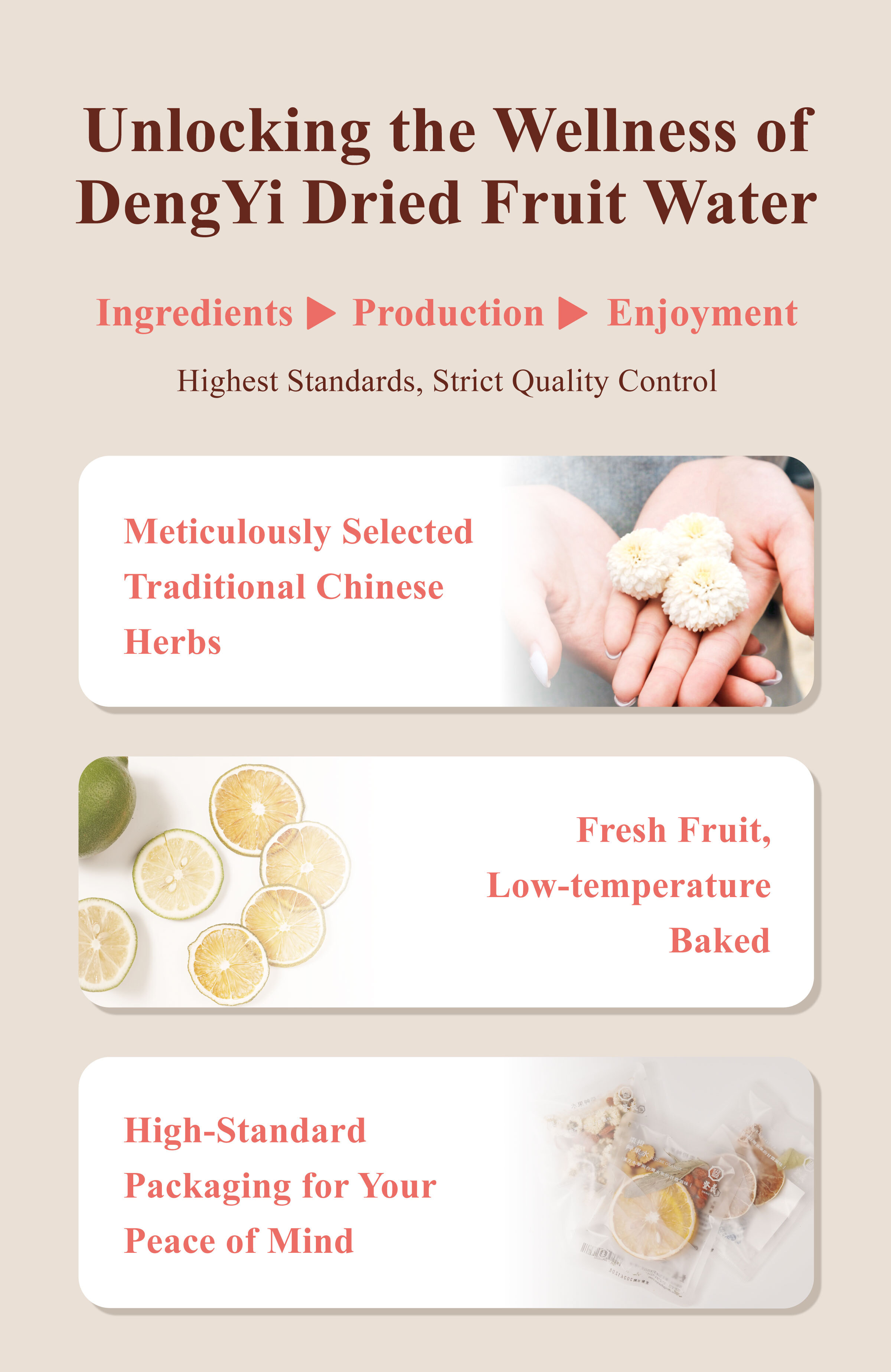 The Health Secrets of Dengyi Herbal Fruit Water