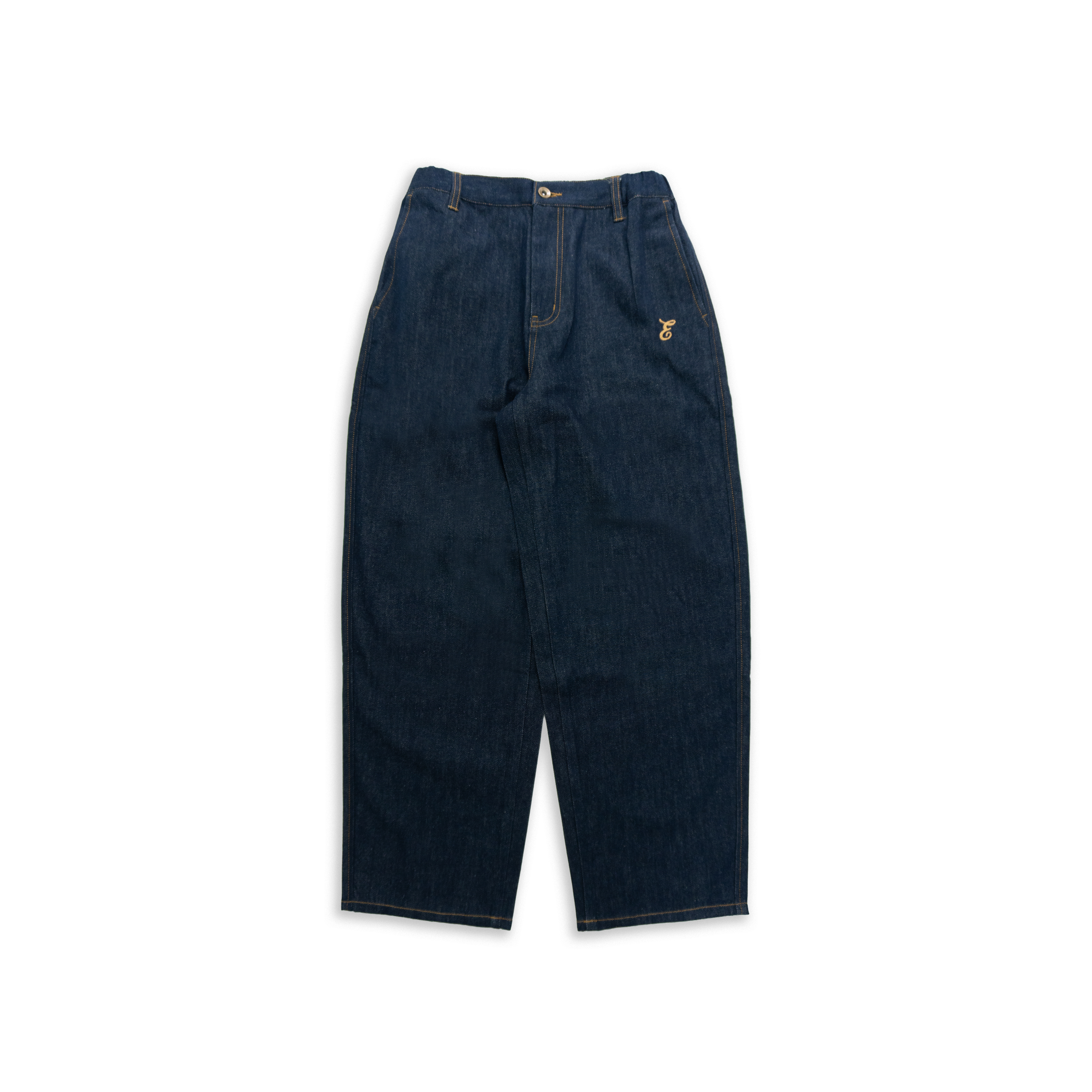 ENRICH Tapered Denim Pants - 丹寧錐形寬褲 Dark Wash