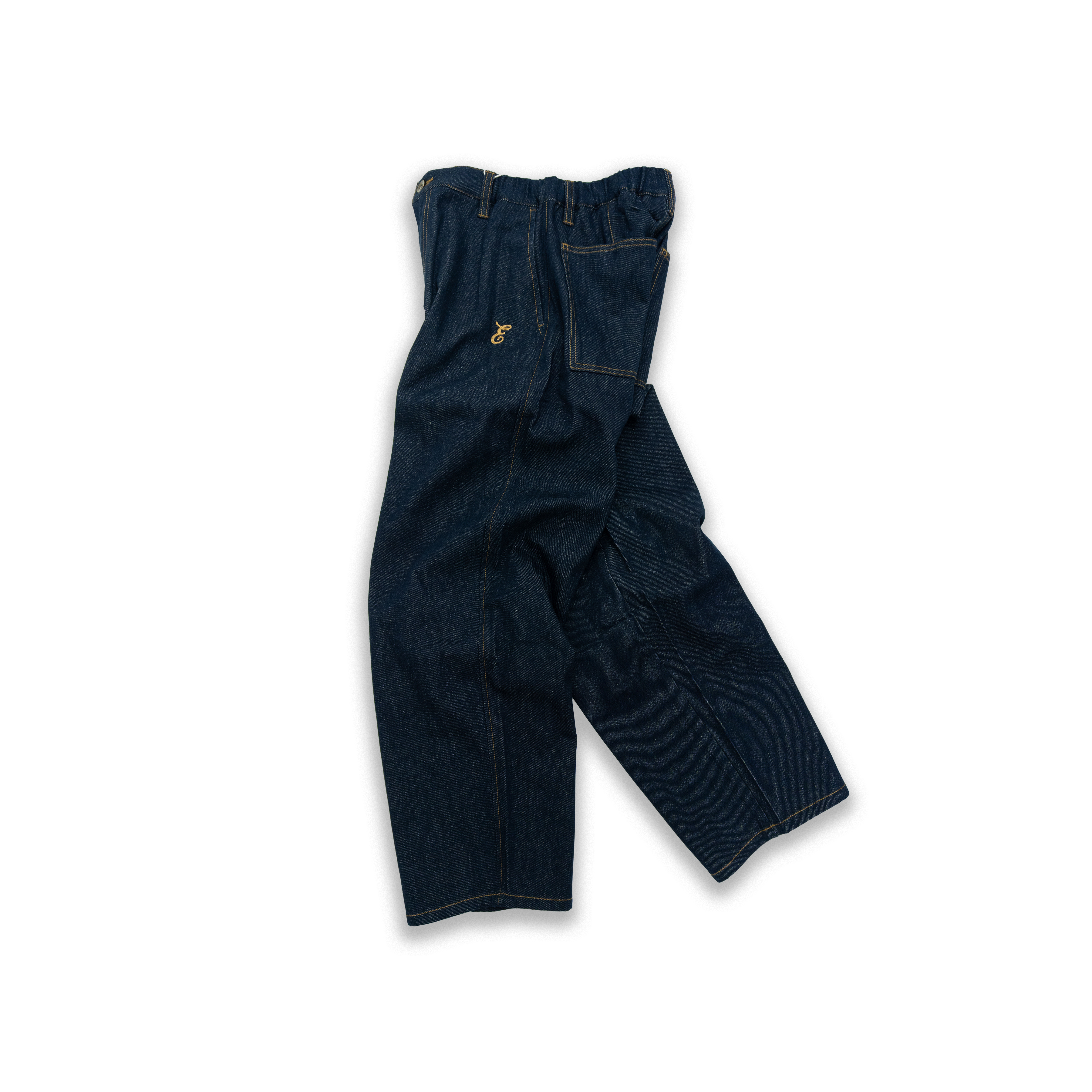 ENRICH Tapered Denim Pants - 丹寧錐形寬褲 Dark Wash