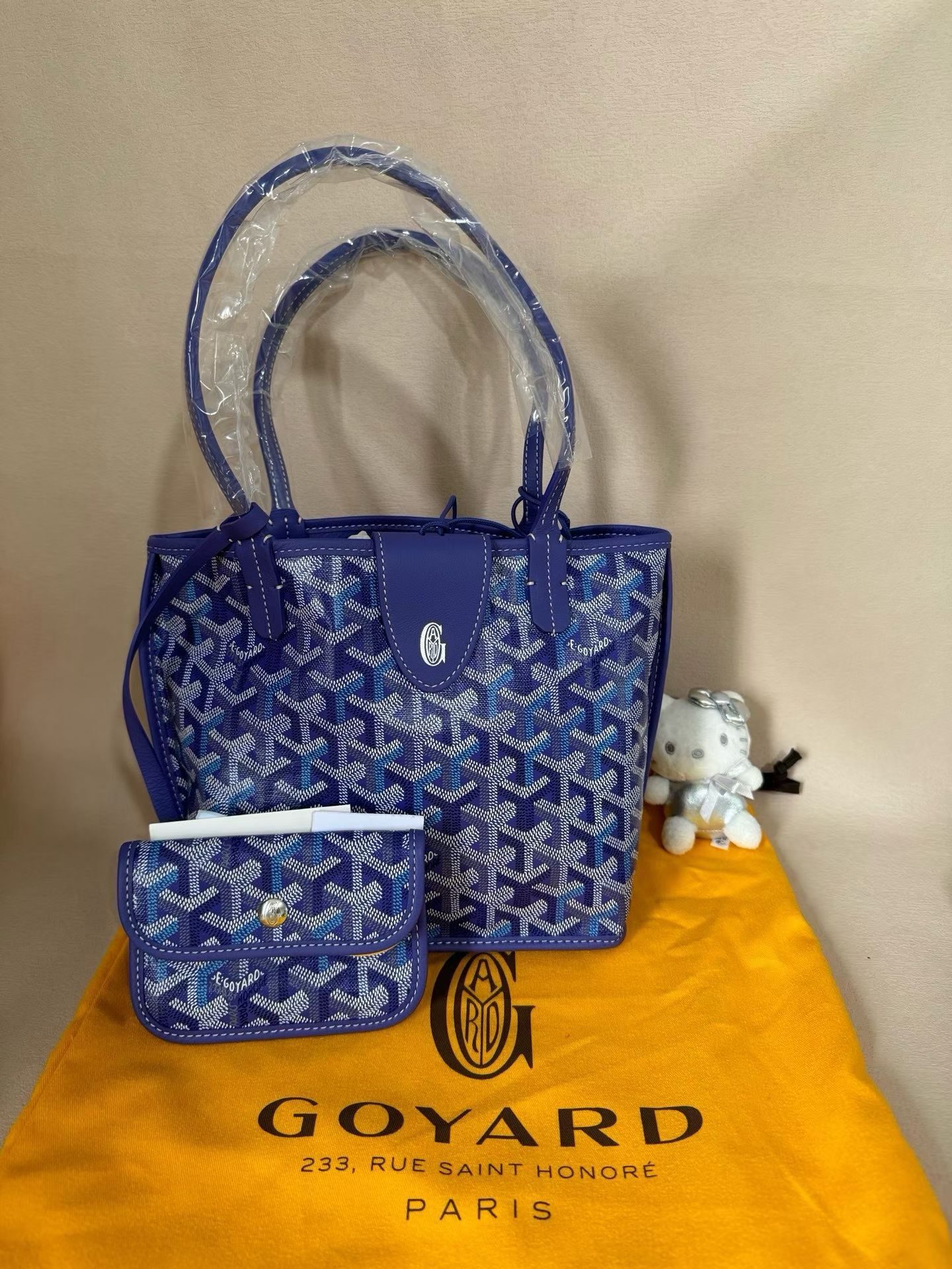 Goyard mini Anjou tote 藍莓紫限定色