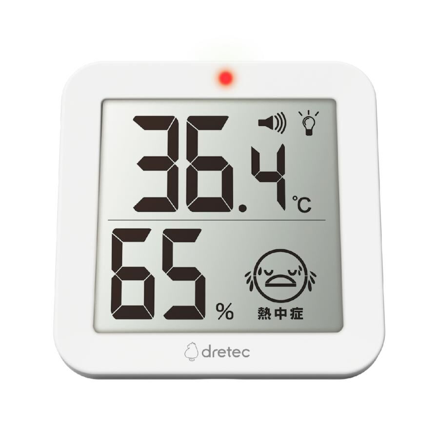 Dretec 聲光大畫面溫濕度計 O-451WT