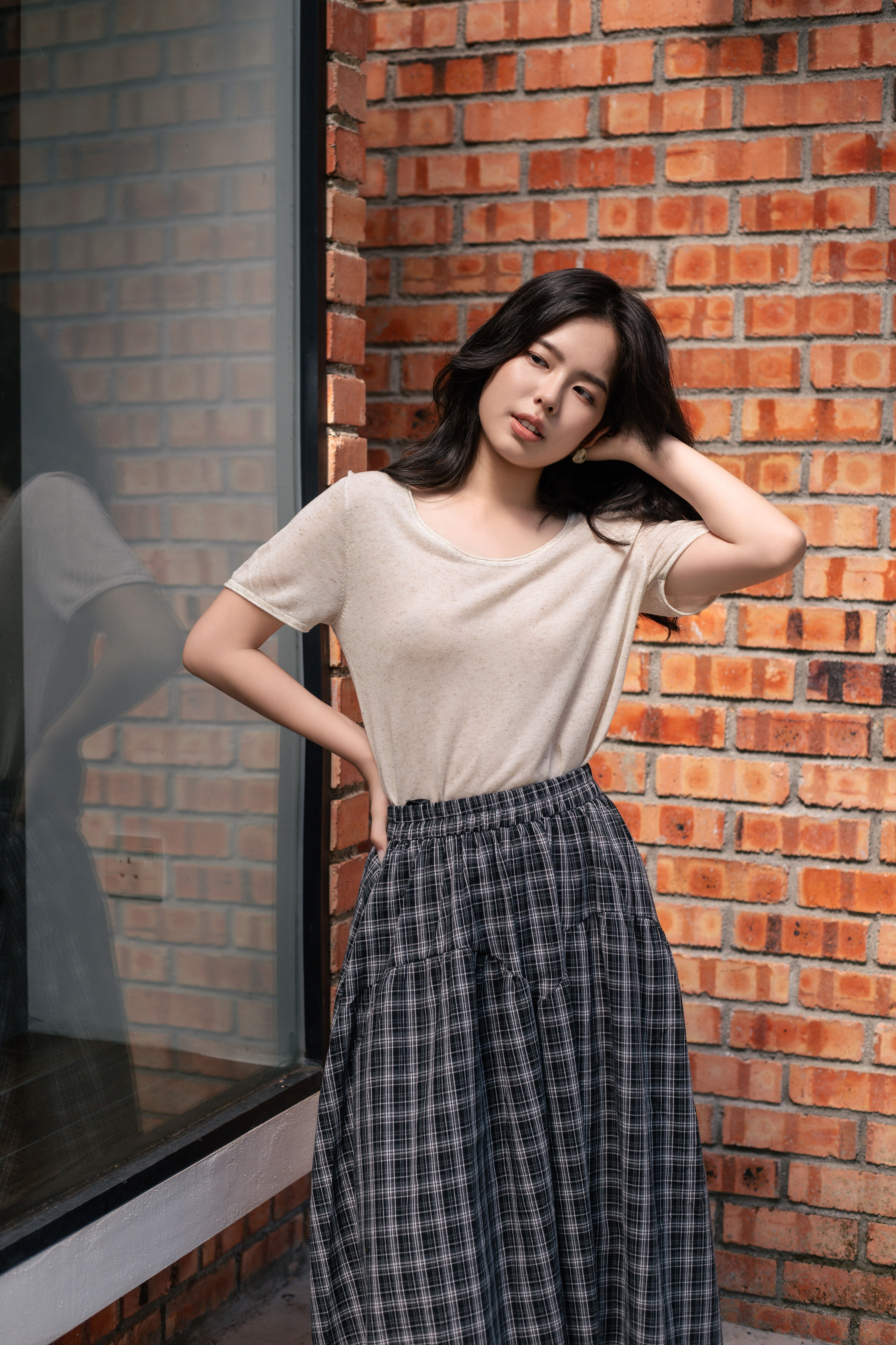Lacey U Neck Knit Top Oat -2822KSOAT