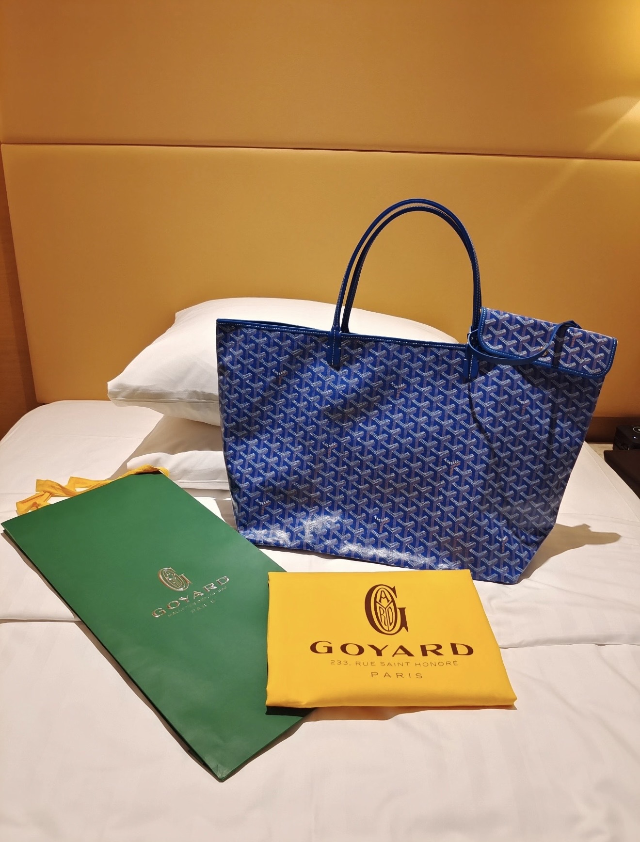 2026年新款 Goyard Saint Louis GM Bag 電光藍色