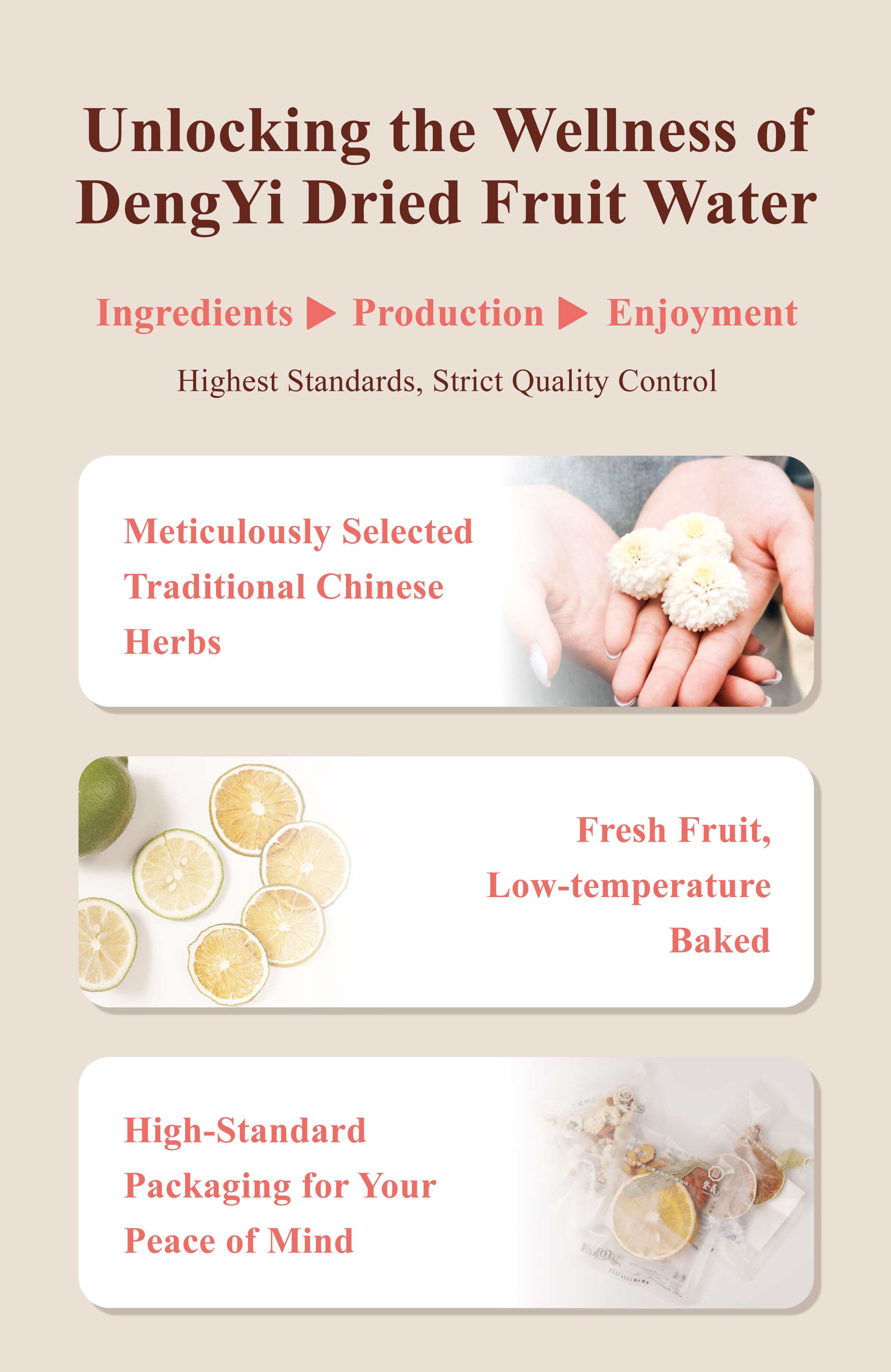 The Health Secrets of Dengyi Herbal Fruit Water