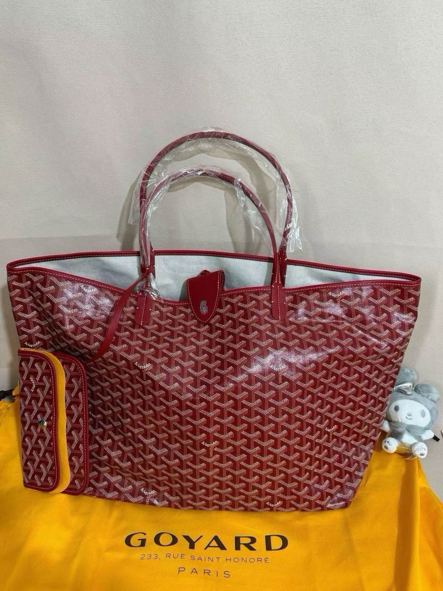 2026年新款 Goyard Saint Louis GM Bag 酒紅色