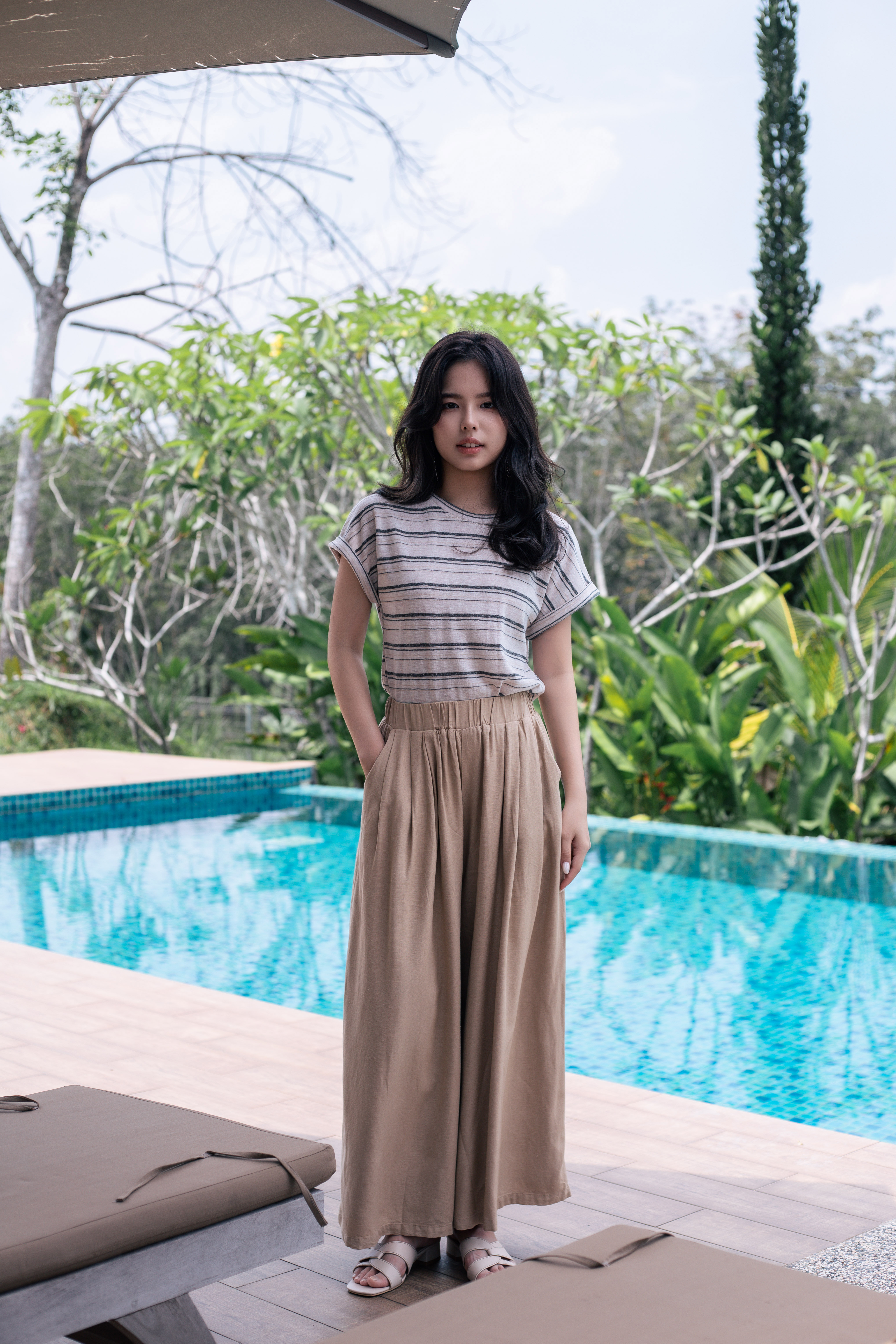 Lumera Relaxed Pants Khaki- 2813PLKHA