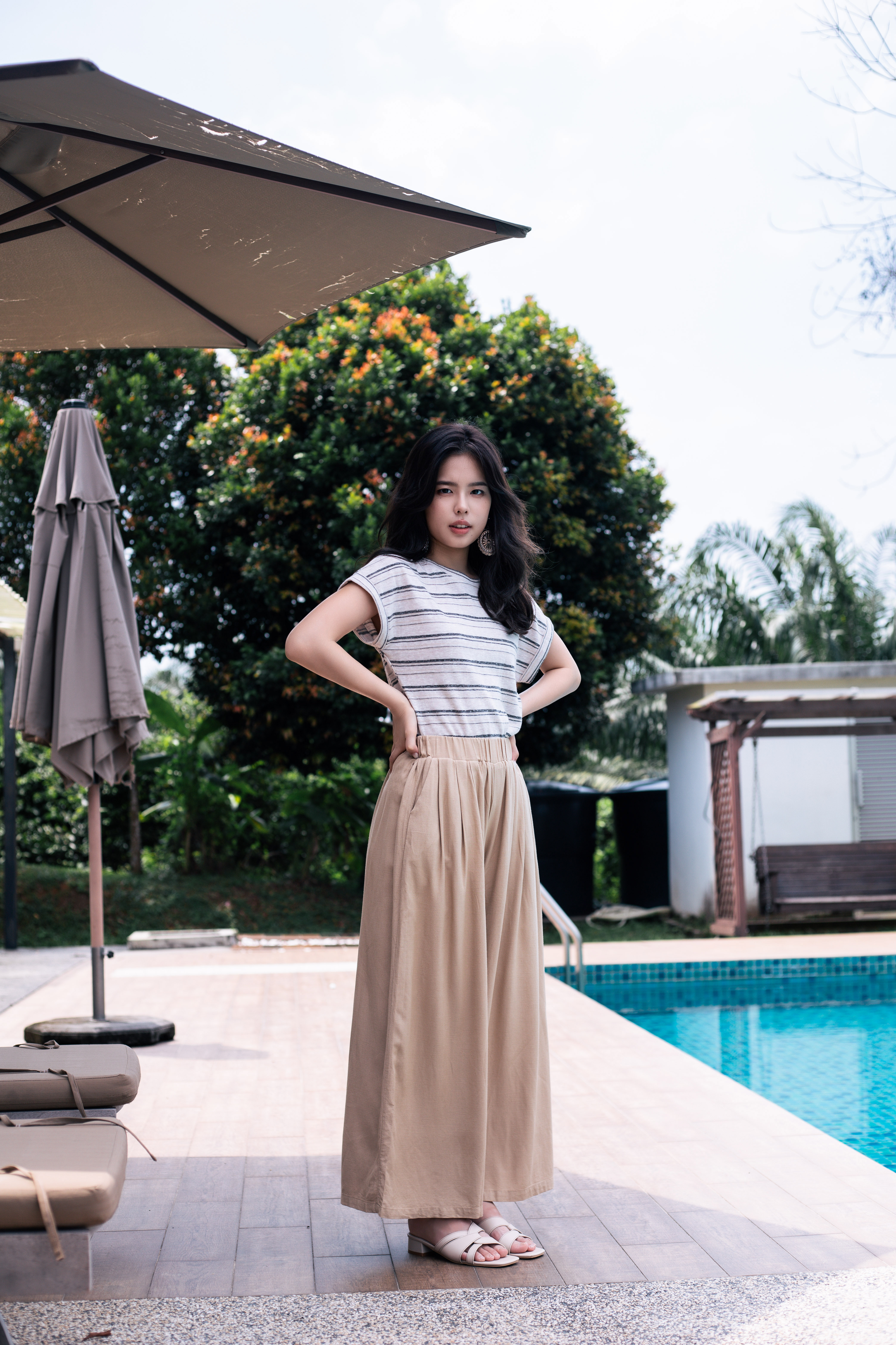 Lumera Relaxed Pants Khaki- 2813PLKHA