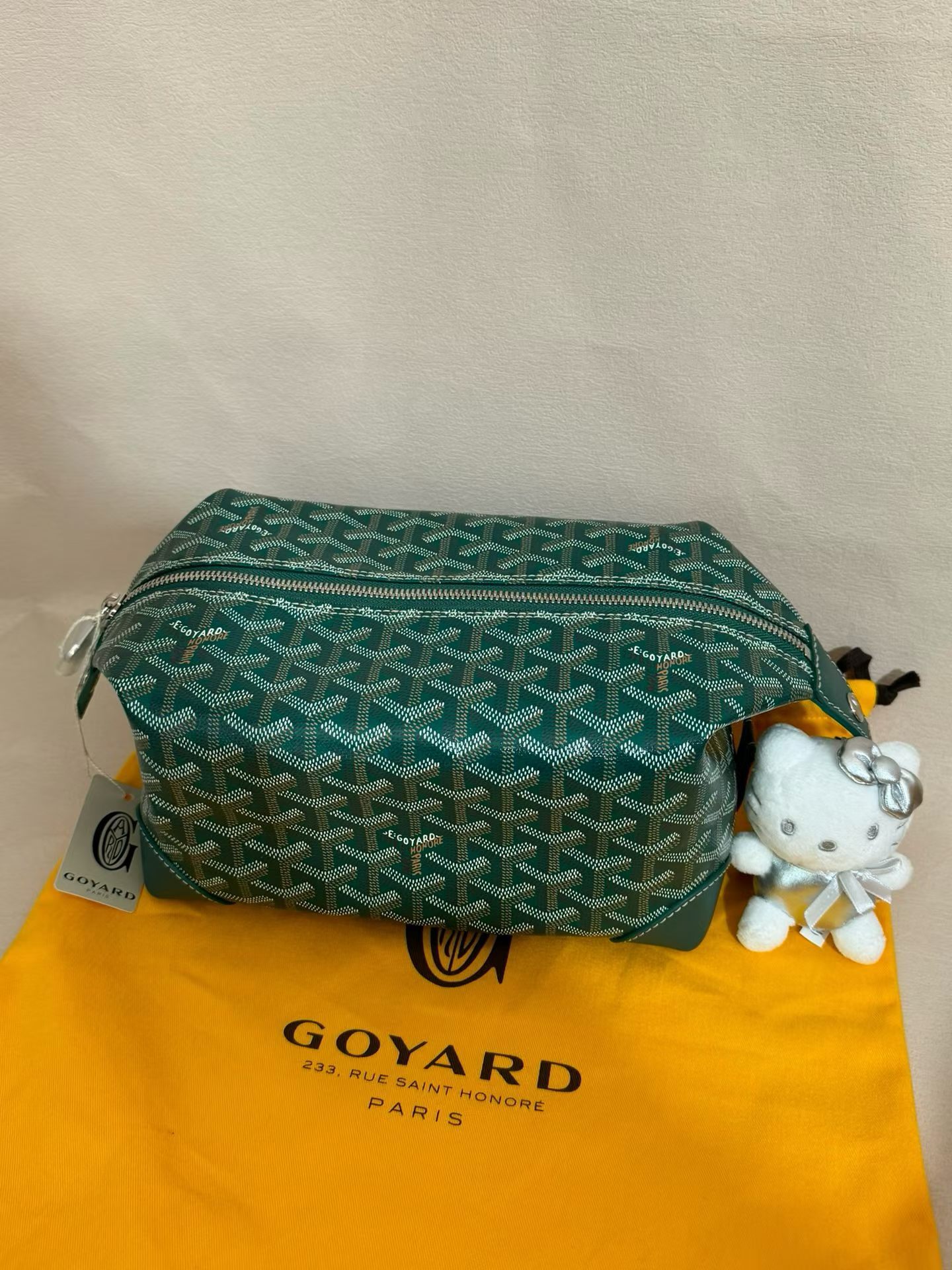 Goyard Bowling 25 Toiletry Bag 綠色
