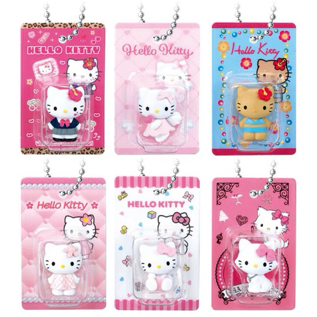 【 限量現貨 】HELLO KITTY X BANDAI 三麗鷗家族 SANRIO 微縮模型吊卡 扭蛋 吊飾