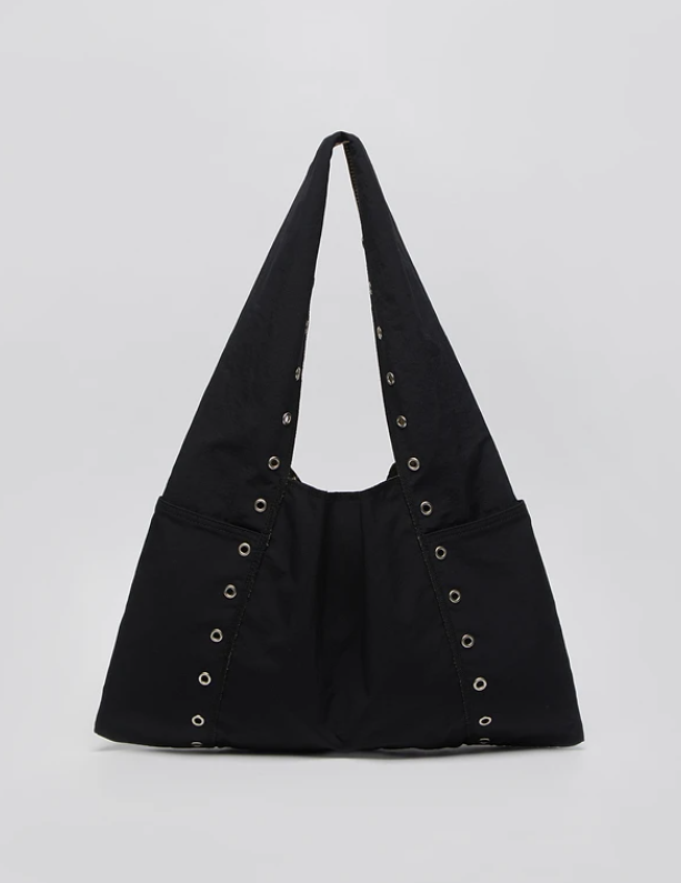 韓國代購 Archivepke Eyelet shoulder bag (Black)