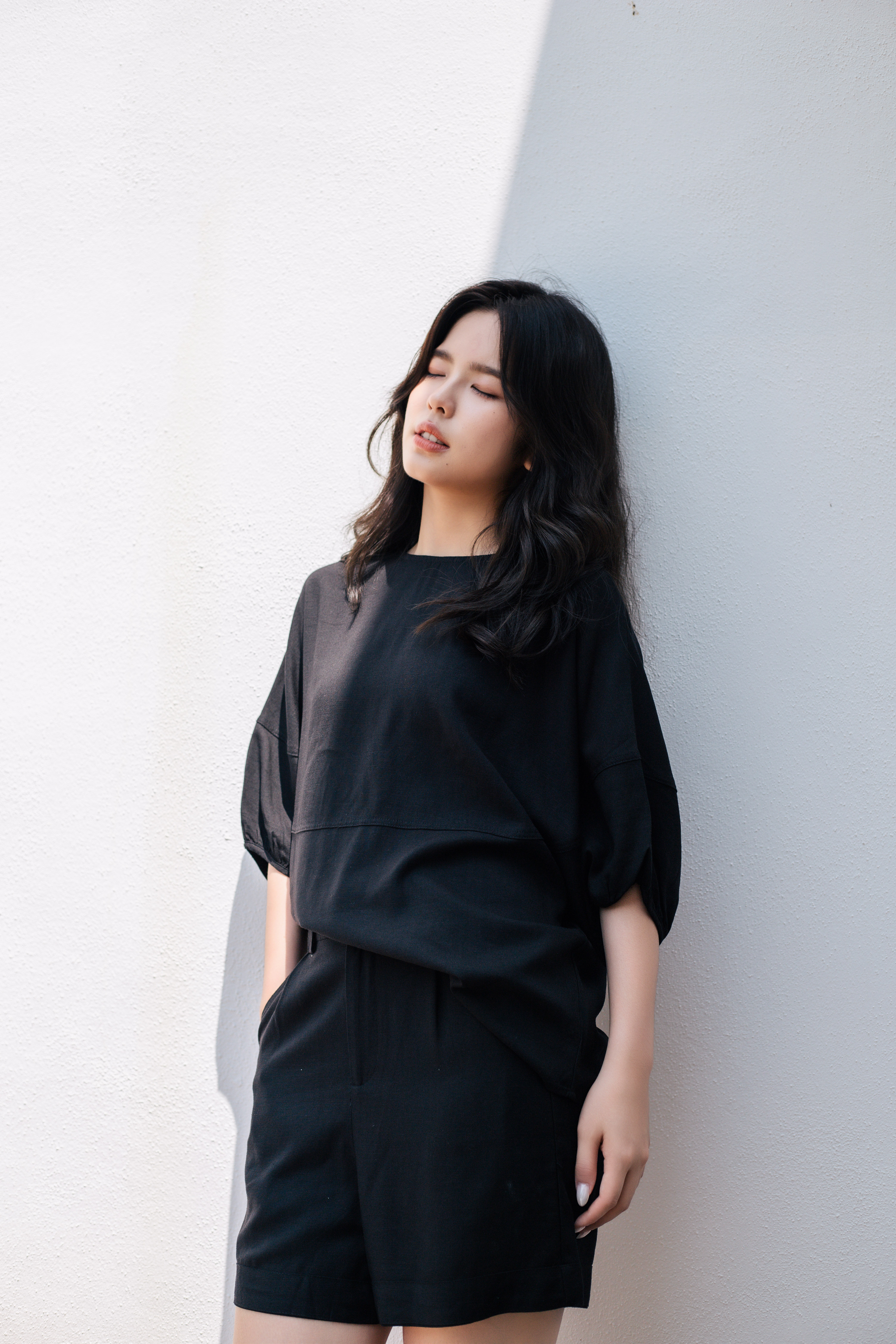 Lumera Panelled  Blouse Black - 2811BSBLK