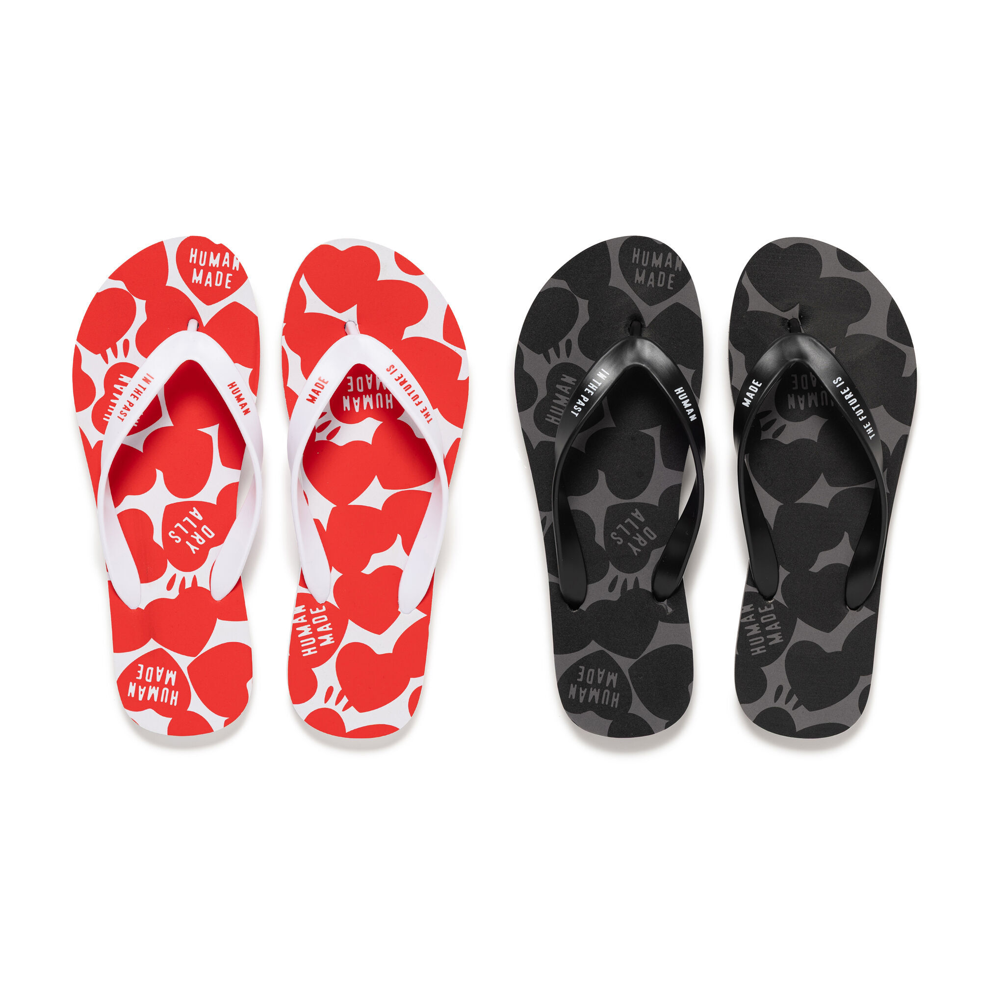 預購┃HUMAN MADE BEACH SANDAL 滿版 愛心LOGO 沙灘 人字拖