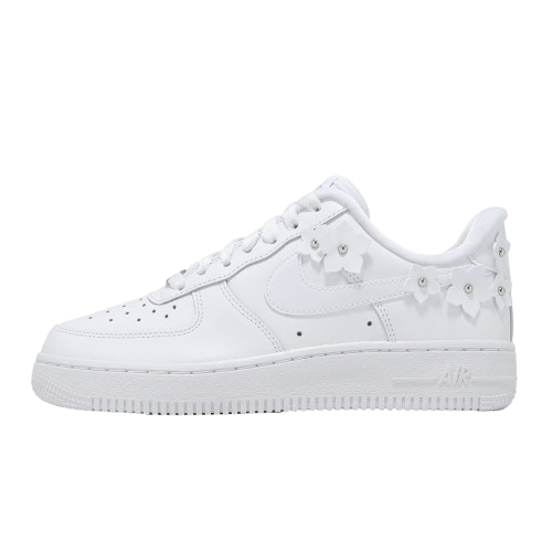 【官網限定】Nike Air Force 1 07 ''Florette White Wolf Grey'' 白 花卉 女鞋  IR8637-100 VII