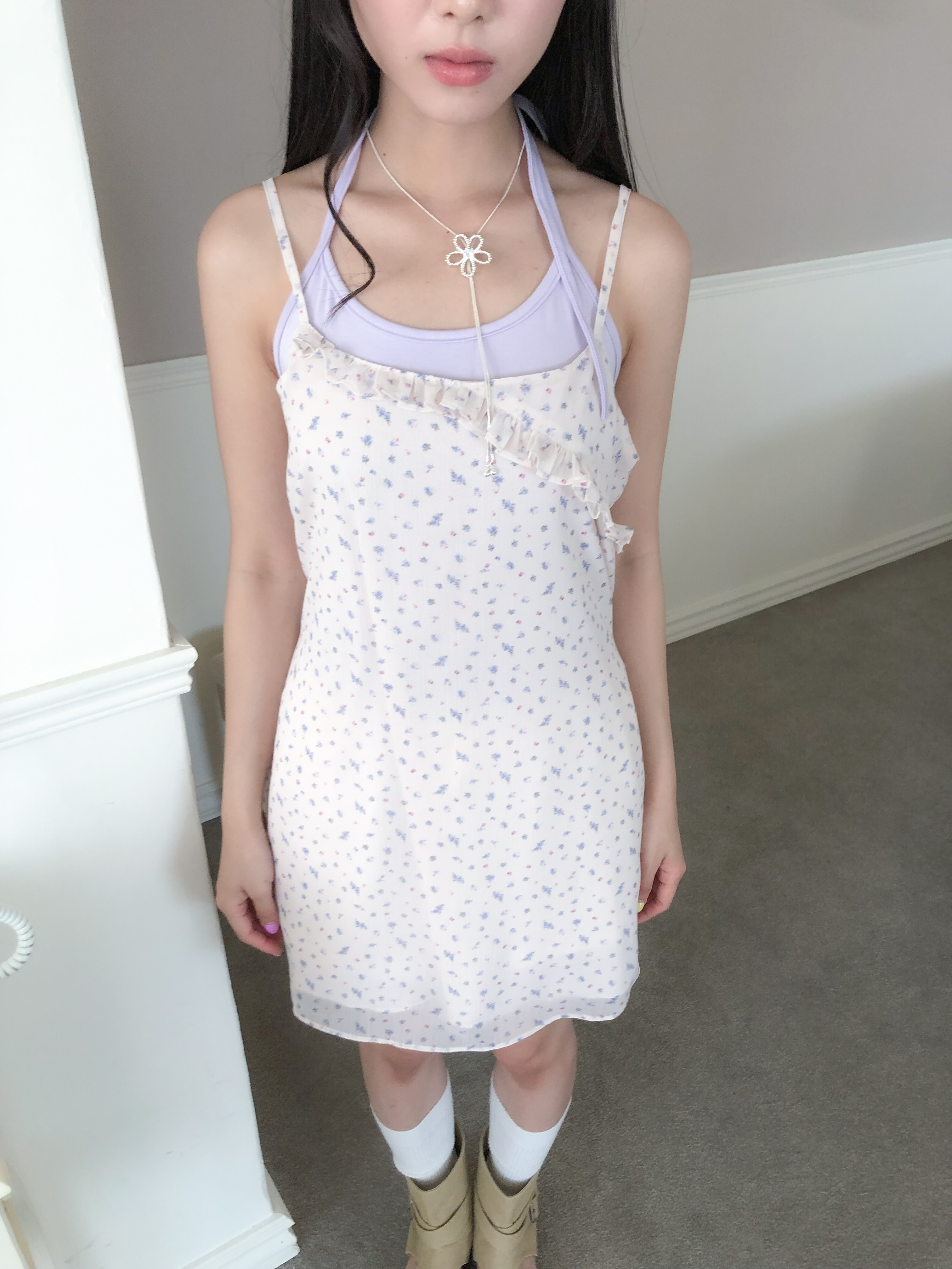 mellow floral dress #洋裝