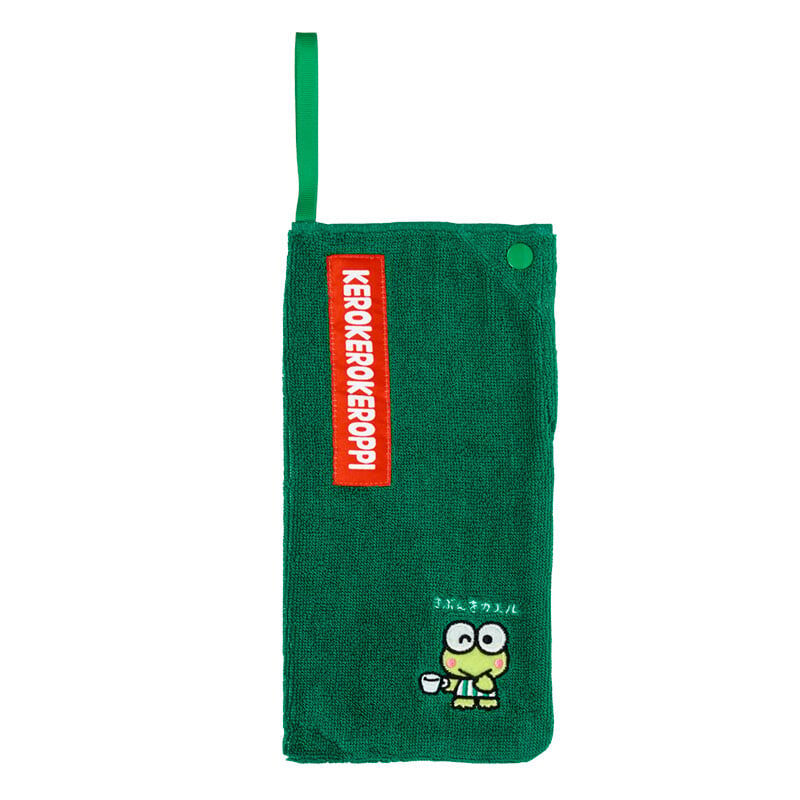 日本 Sanrio Kero Kero Keroppi 青蛙仔 生日系列 毛巾款水樽套