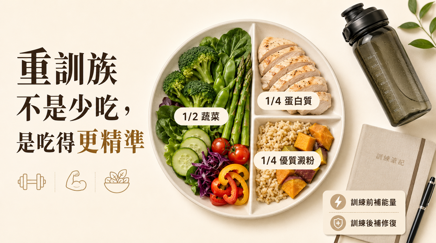 重訓後的恢復與飲食精準管理
