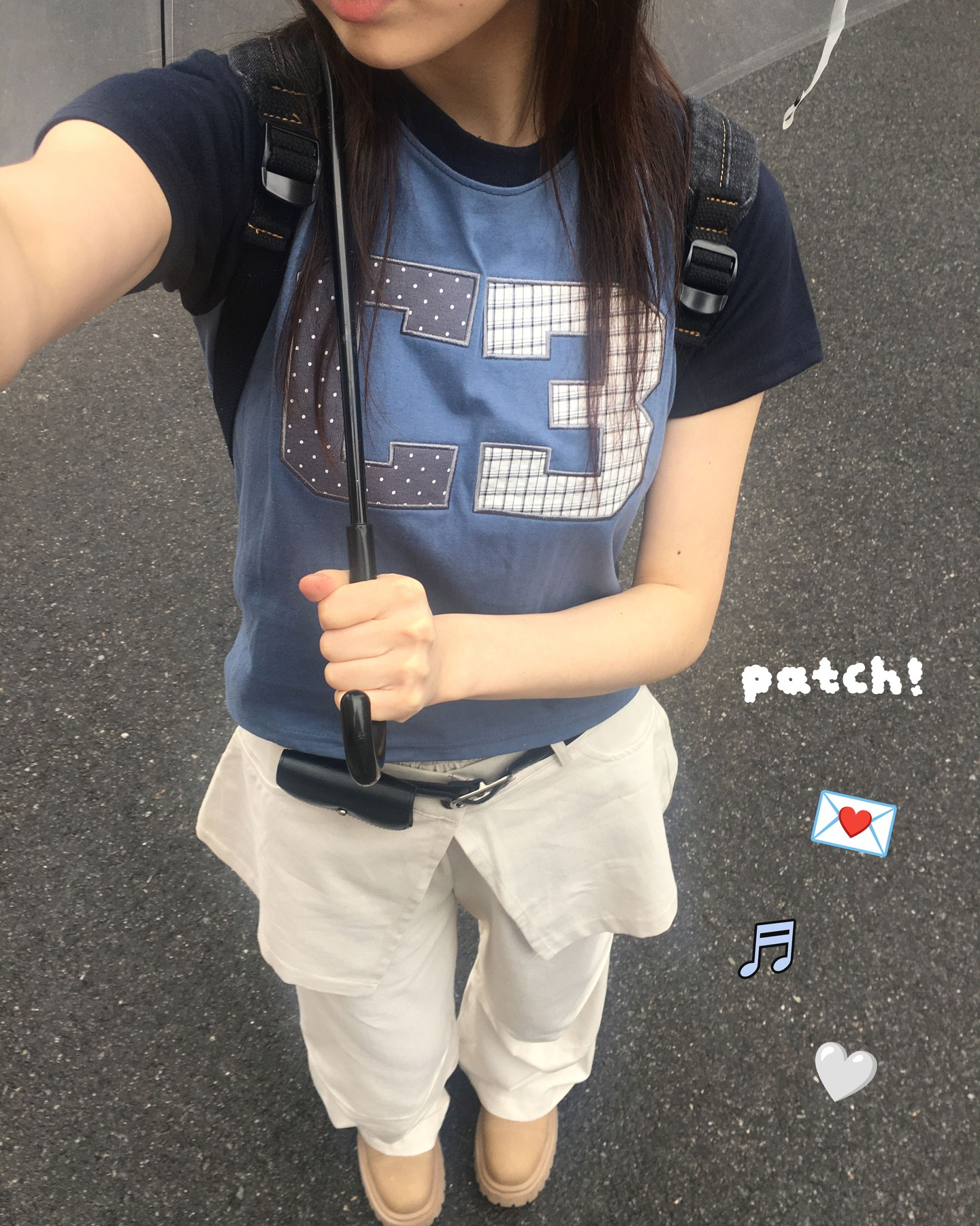 【高質!高性格比!】預訂 波點+格紋刺繡牛角TOP 三色入