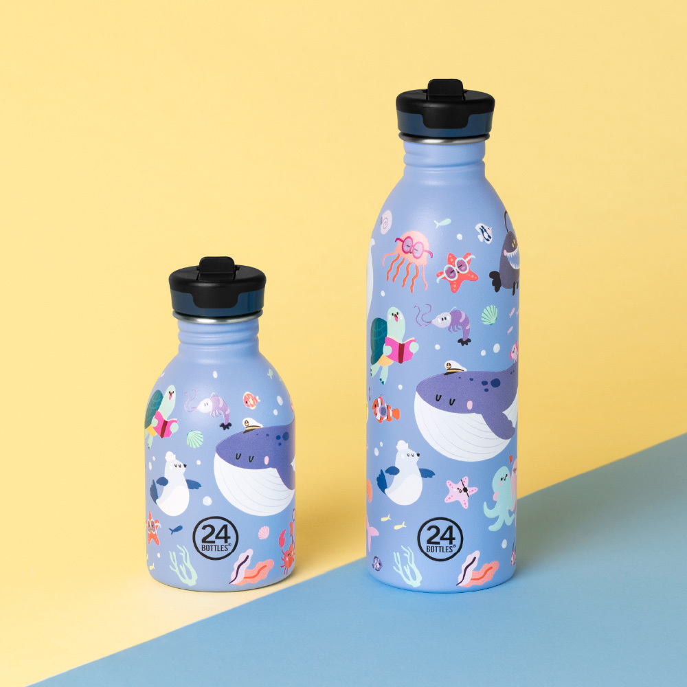 義大利 24Bottles 輕量吸嘴冷水瓶 250ml / 好朋友系列