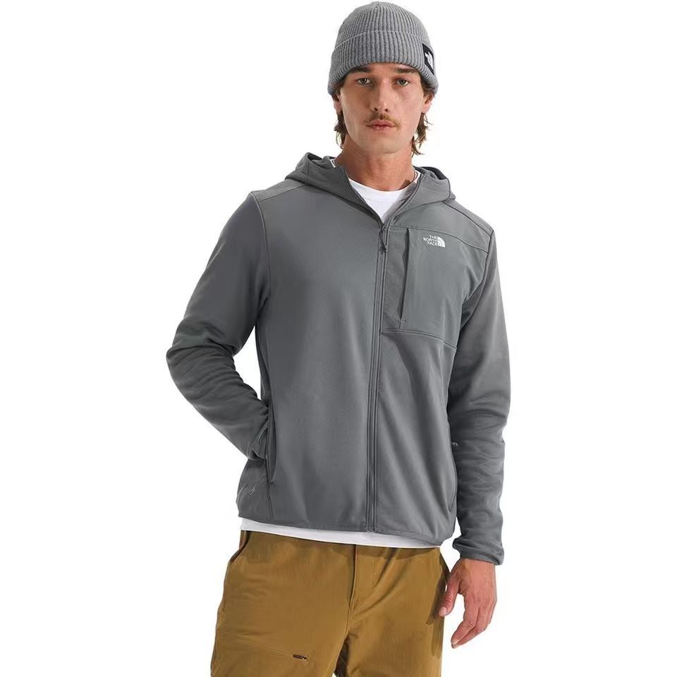 【預購】THE NORTH FACE H070917 Tnf Performance Fleece全拉鍊連帽衫 (灰色)