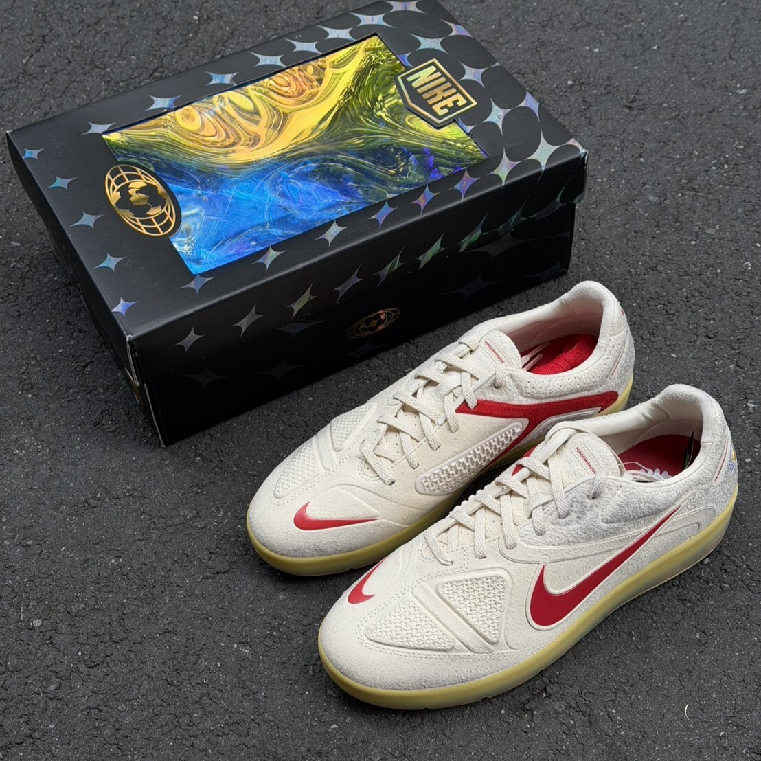 『代購商品』NIKE PEACEMINUSONE X Cryoshot CTR 360 GD聯名 權志龍 雛菊 世足限定 足球鞋 HQ1460-100