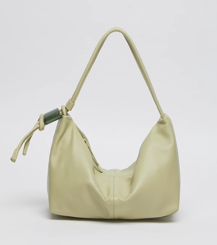 韓國代購 Archivepke Ridge shoulder bag (Olive beige) 羊皮